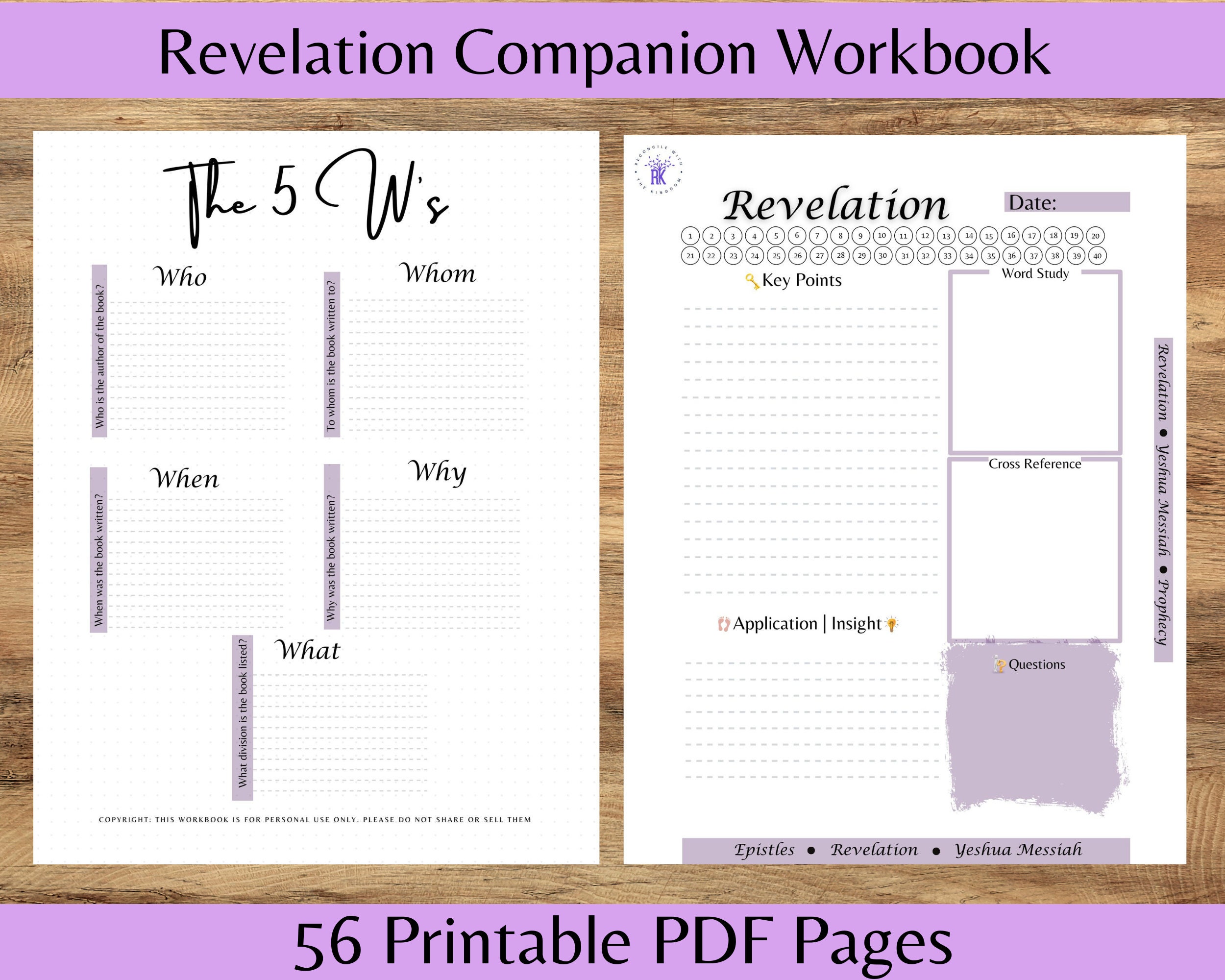 Revelation Digital Bible | Pastor Workbook | Bible Teachers |torah ...
