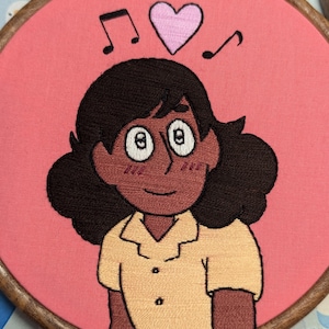 Steven Universe Connie Embroidery Art