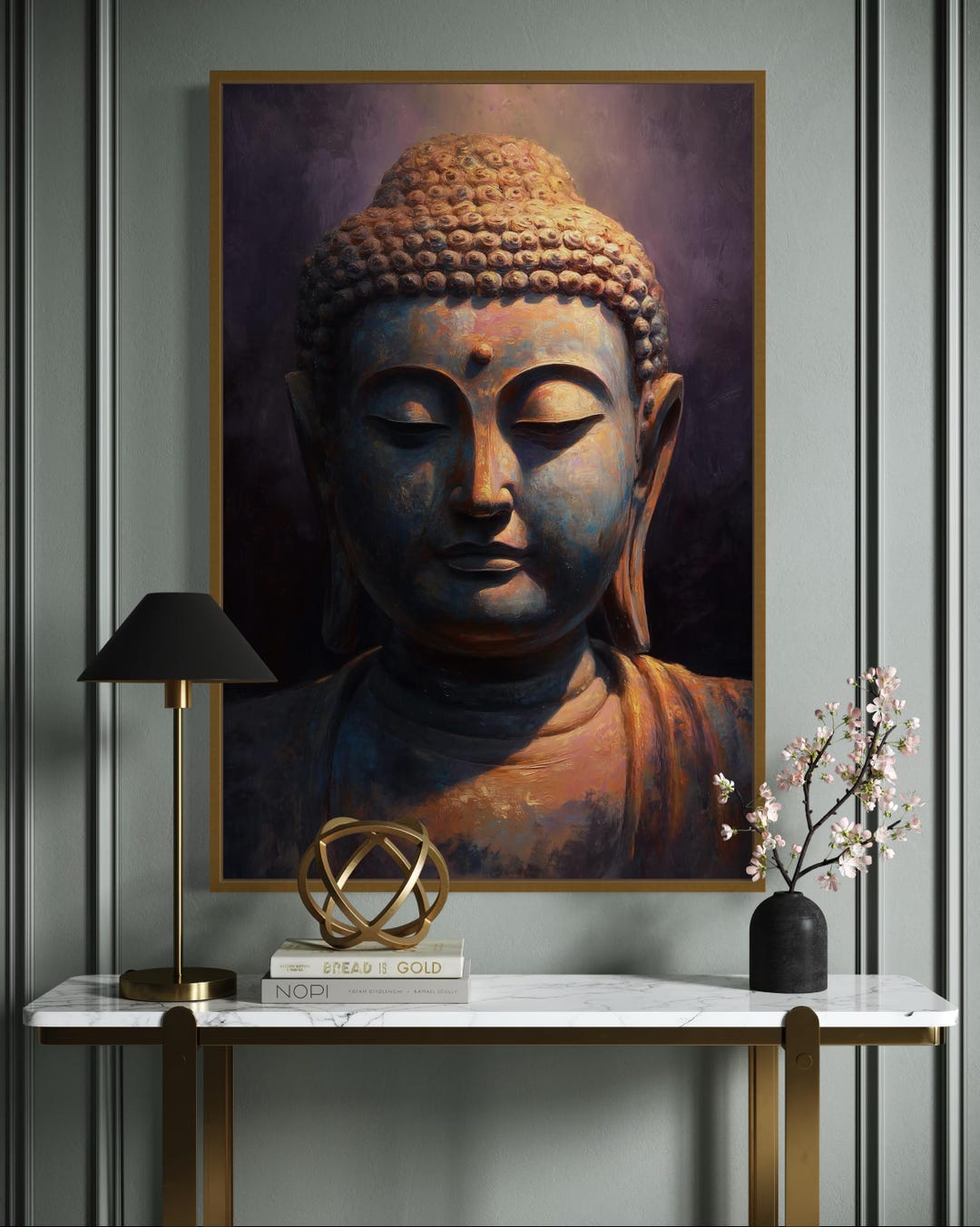 Buddha Wall Art Print – Zen Decor, Spiritual Home Decor, Tranquil ...