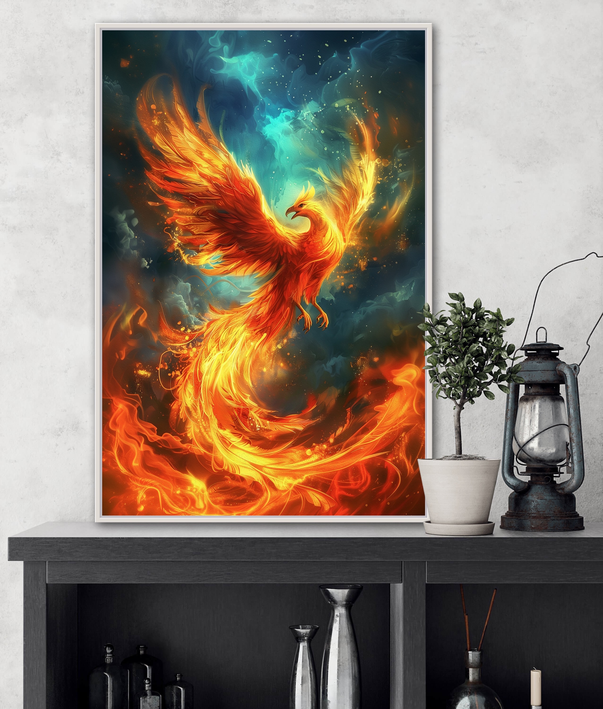 絵画「Fênix」 ave fenix color arcobaleno