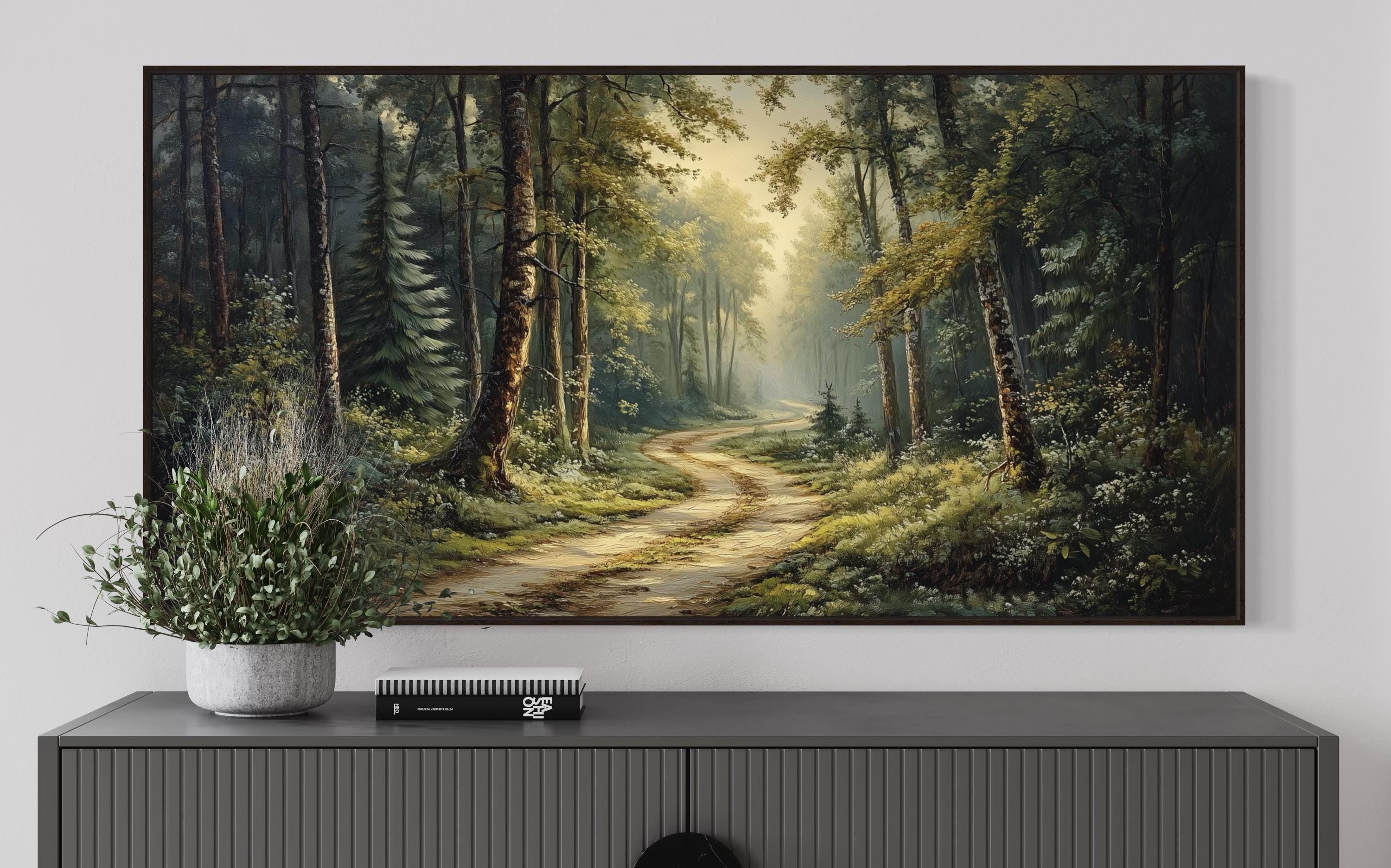 Art mural nature forêt - Impression photo sur toile