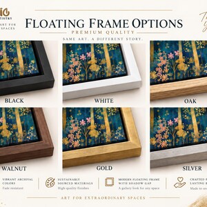 a stack of different types of frames on a black background