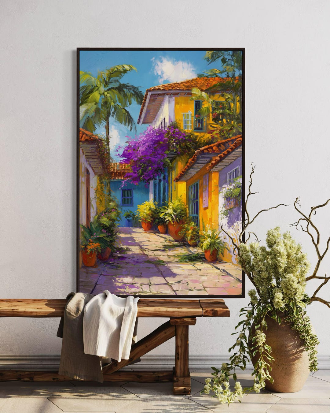 Colombian Street Wall Art – El Gripo Medellín Print, Colorful