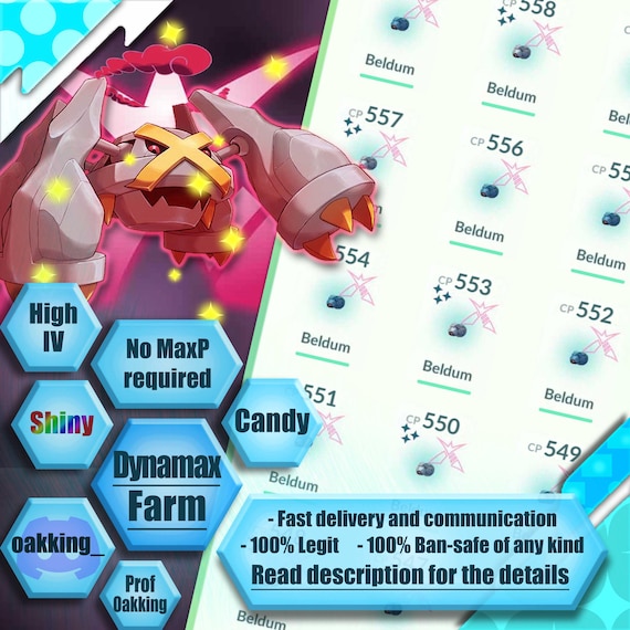 Max Monday Dynamax Beldum - Pok&eacute;mon-GO.Nombre - Pok&eacute;dex