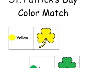 Correspondance des couleurs de la Saint-Patrick