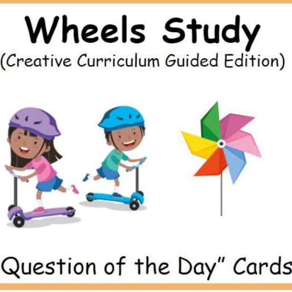 Question of the Day Cards for the Wheels Study (Creative Curriculum Guided Edition)