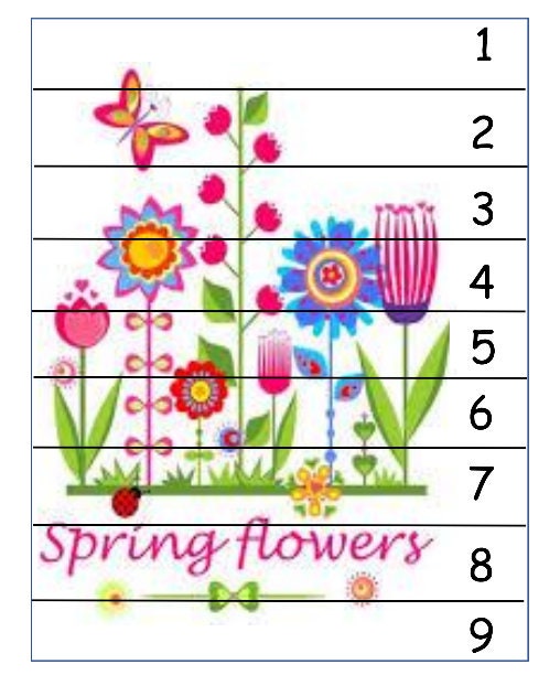 Multiplus Spring Puzzle Spring Number Puzzle - Etsy