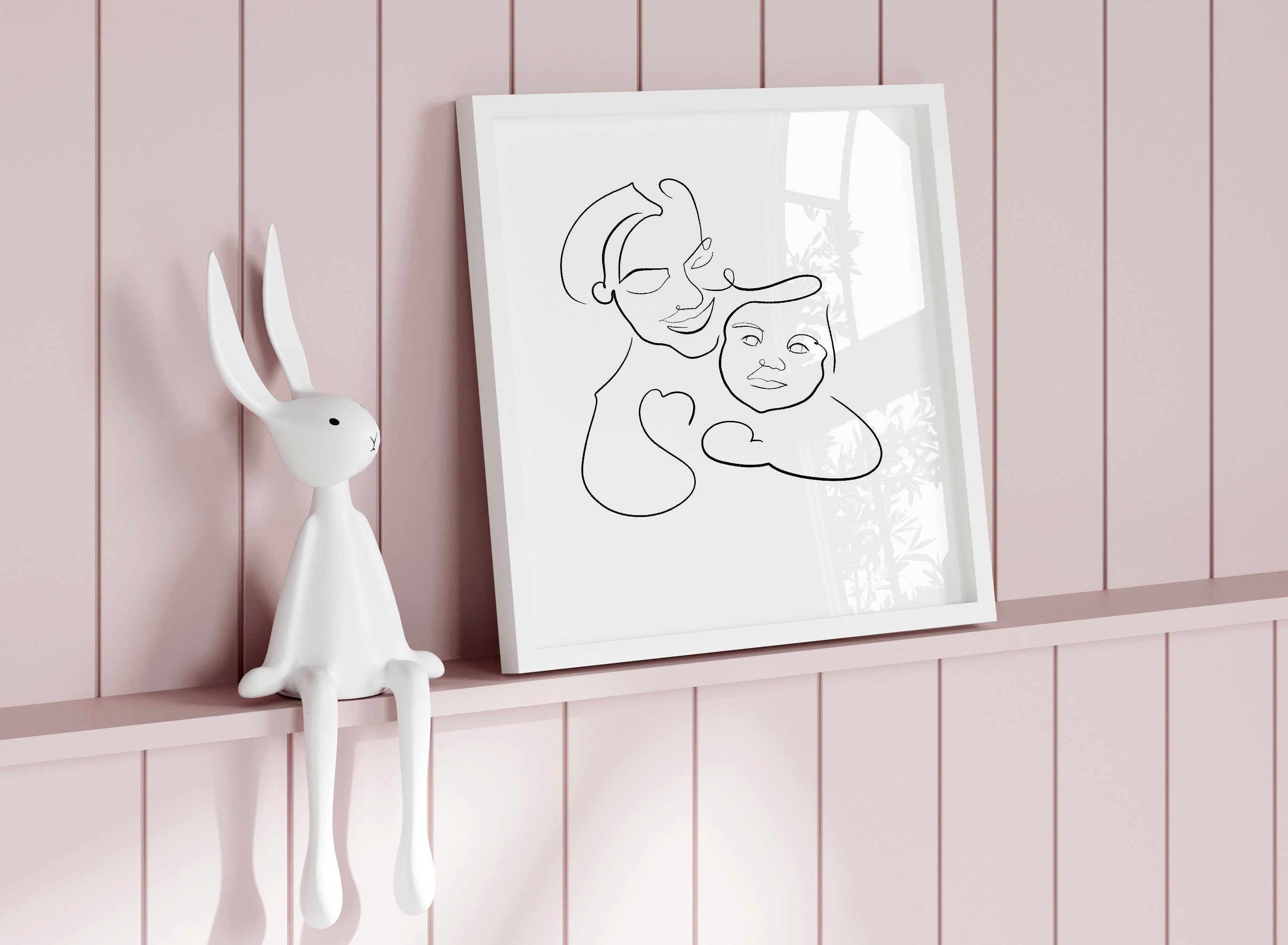 One Line Drawing From Photo, Portrait Commission, Continuous Line ...