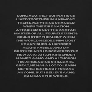 ATLA Theme Shirt