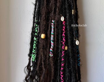 Temporary Faux Loc Extensions - Gypsy Locs (12 locs per bundle)
