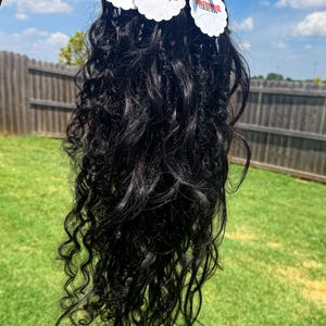 Boho Locs w/ Human Hair Curls  (12 Locs/Bundle)