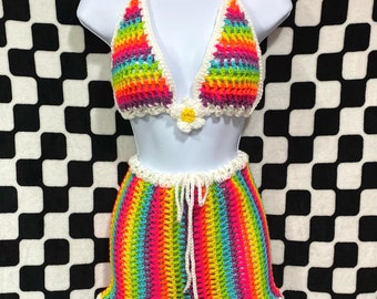 Daisy Lane Rainbow Short Set