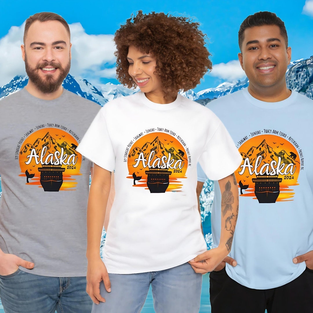 Alaska Cruise Tshirt, Multiple Colors Available Etsy