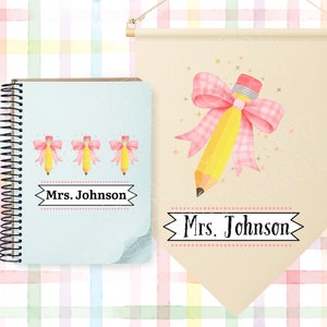 Coquette Back to School SVG File | Teacher Printable Clip Art