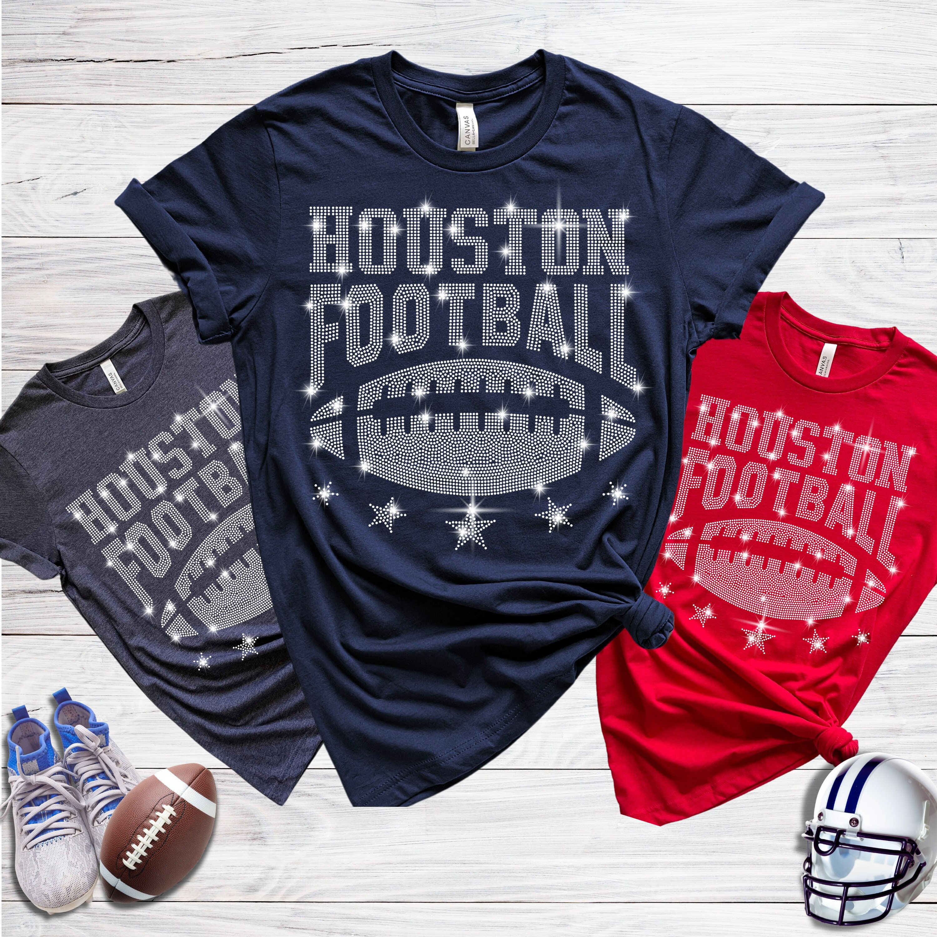 Houston texans womens bling shirts hotsell