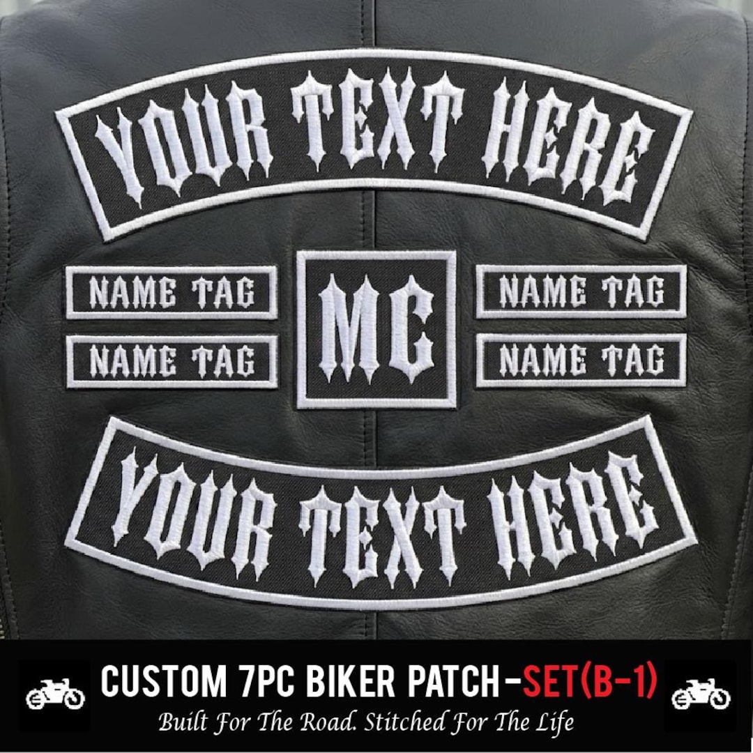 Canada Rocker Patch Top Rocker Custom Embroidered Motorcycle Club Biker Patch - Top Rocker, Bottom ...