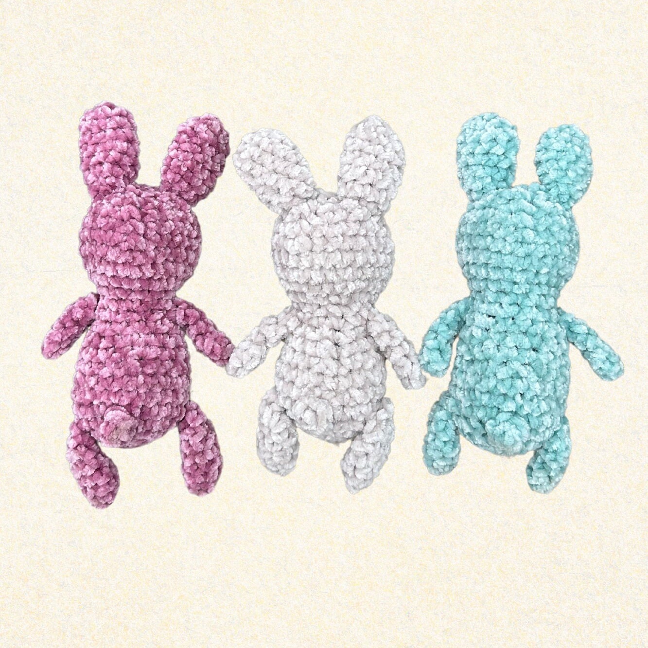 Crochet PATTERN Mini the Bunny Amigurumi Tutorial Etsy