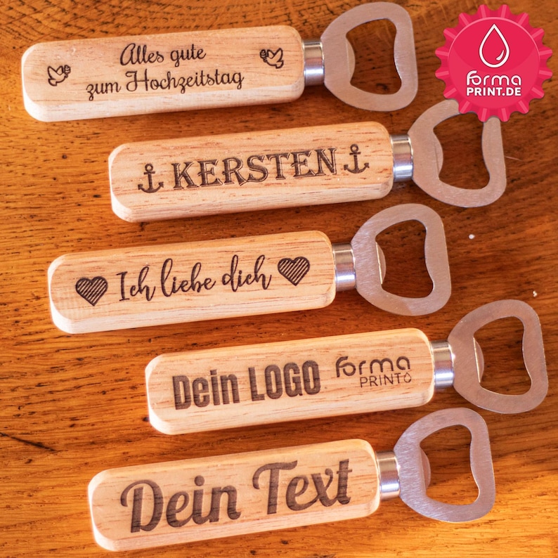 Personalized bottle opener, engraved bottle opener, personalized with name & text, bottle opener engraving gift image 9