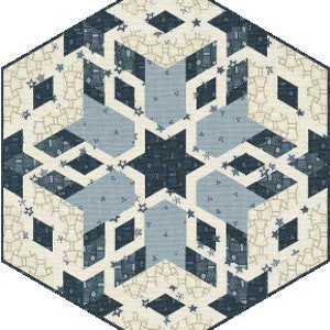 Galaxy of Stars Quilt Pattern - PDF
