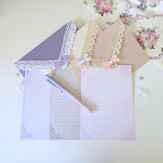Letter Writing Kit - Mix & Match Stationery | Card and Envelope Set with Gel Pen for Love Letters, Weddings, and Anniversaries