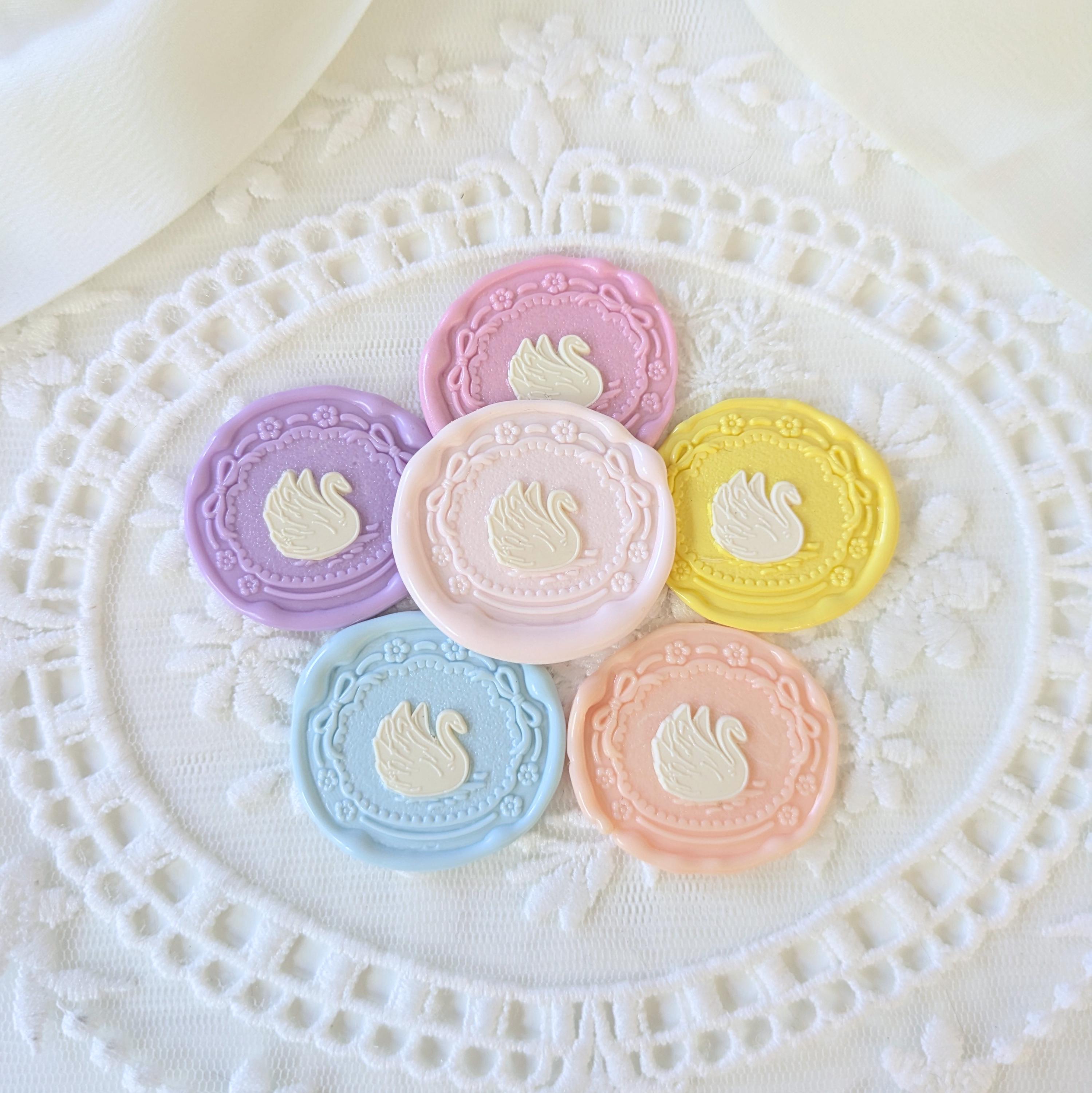 Wax seal stamp swan - Etsy 日本, image size:2999x3000