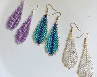 Feather earrings
