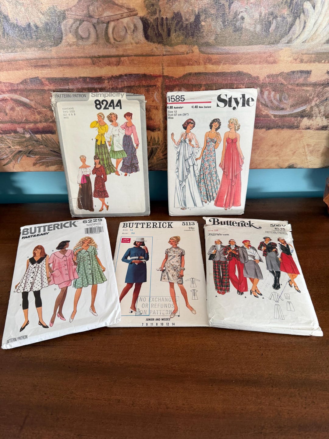 Sewing Pattern Collection Collection of Vintage Women’s Sewing Patterns - Etsy