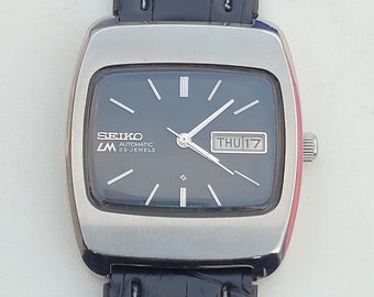 Excellent Vintage Seiko Lord Matic LM 5606-5070 TV Dial Day