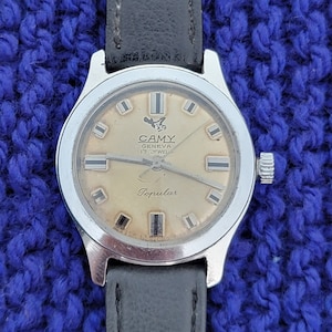 ヴィンテージ Camy Geneva 人気の 17 石 1960 年代 スイス製 希少 メンズ腕時計