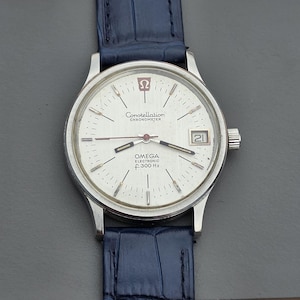 Vintage Omega Constellation Electronic F 300Hz Ref 198.003 roestvrijstalen herenpolshorloge