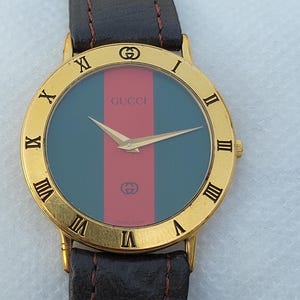グッチ GUCCI メンズ 腕時計 3000M グリーン 緑 文字盤 SS