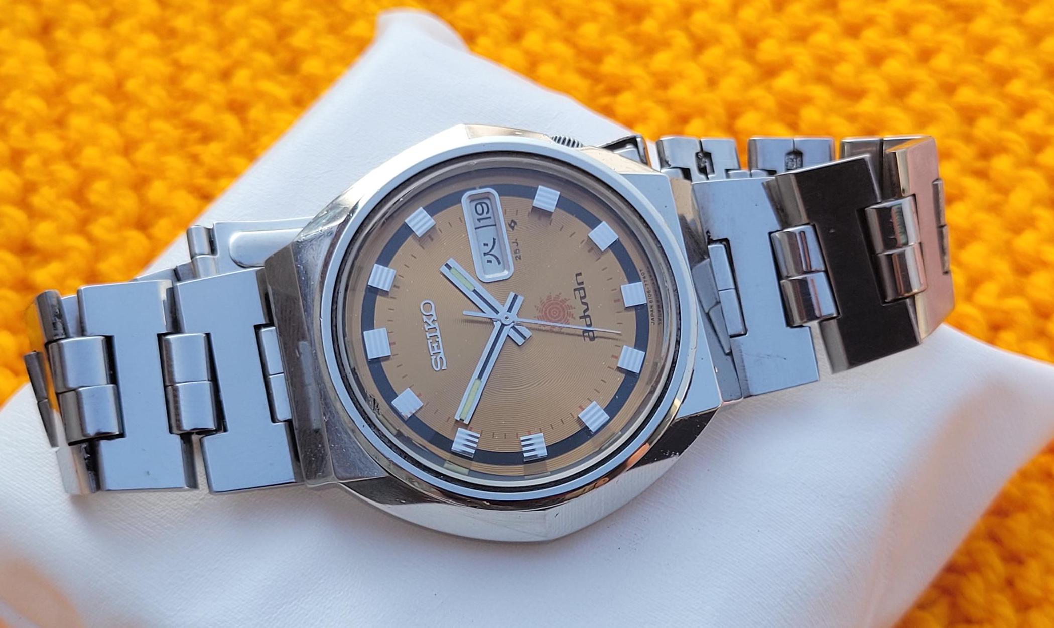 SEIKO Advan 1972 Vintage Ref.6106-7570 Cal.6106C w-18209 Day