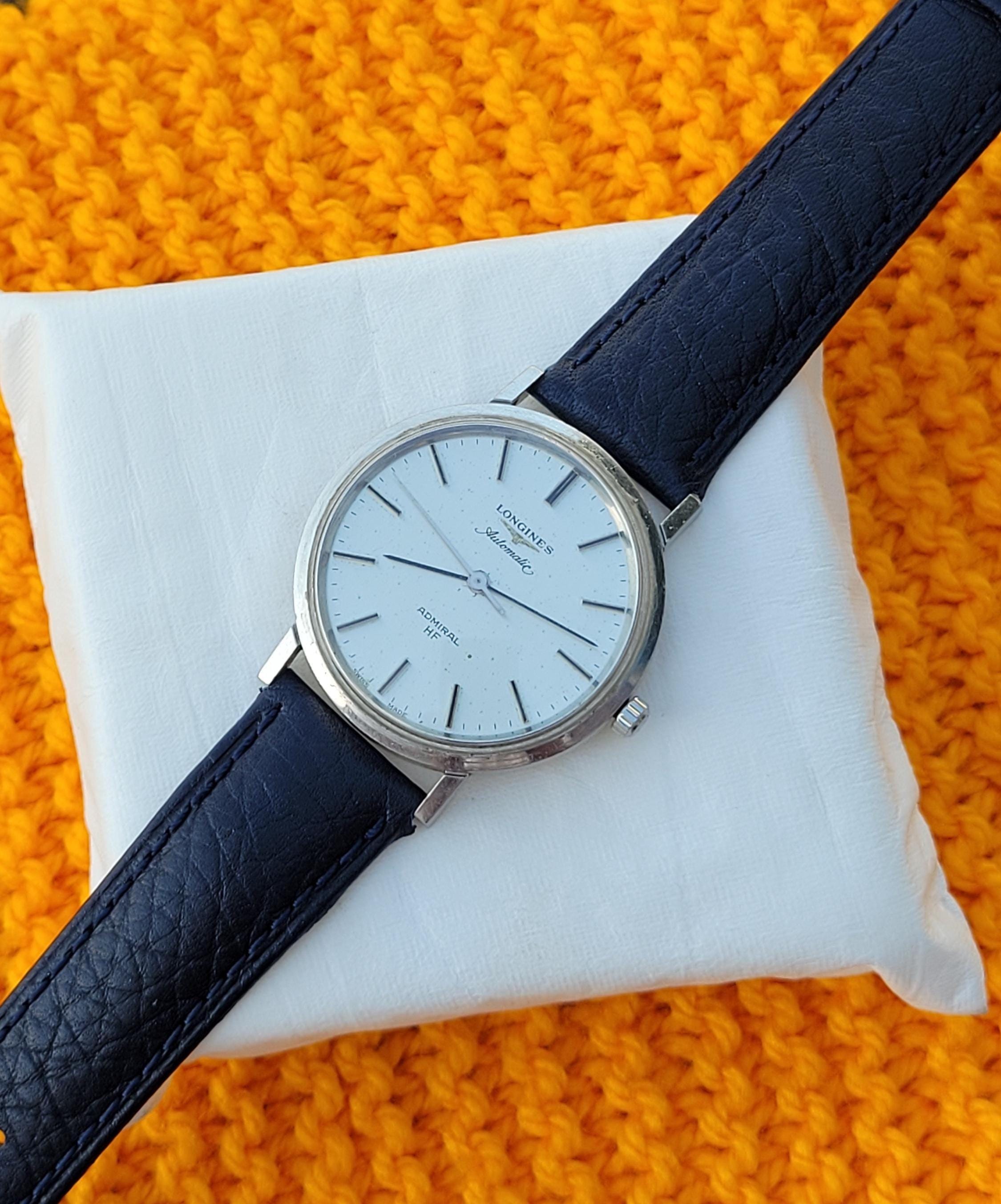 Vintage Longines Admiral HF Automatic Men's Watch: Swiss