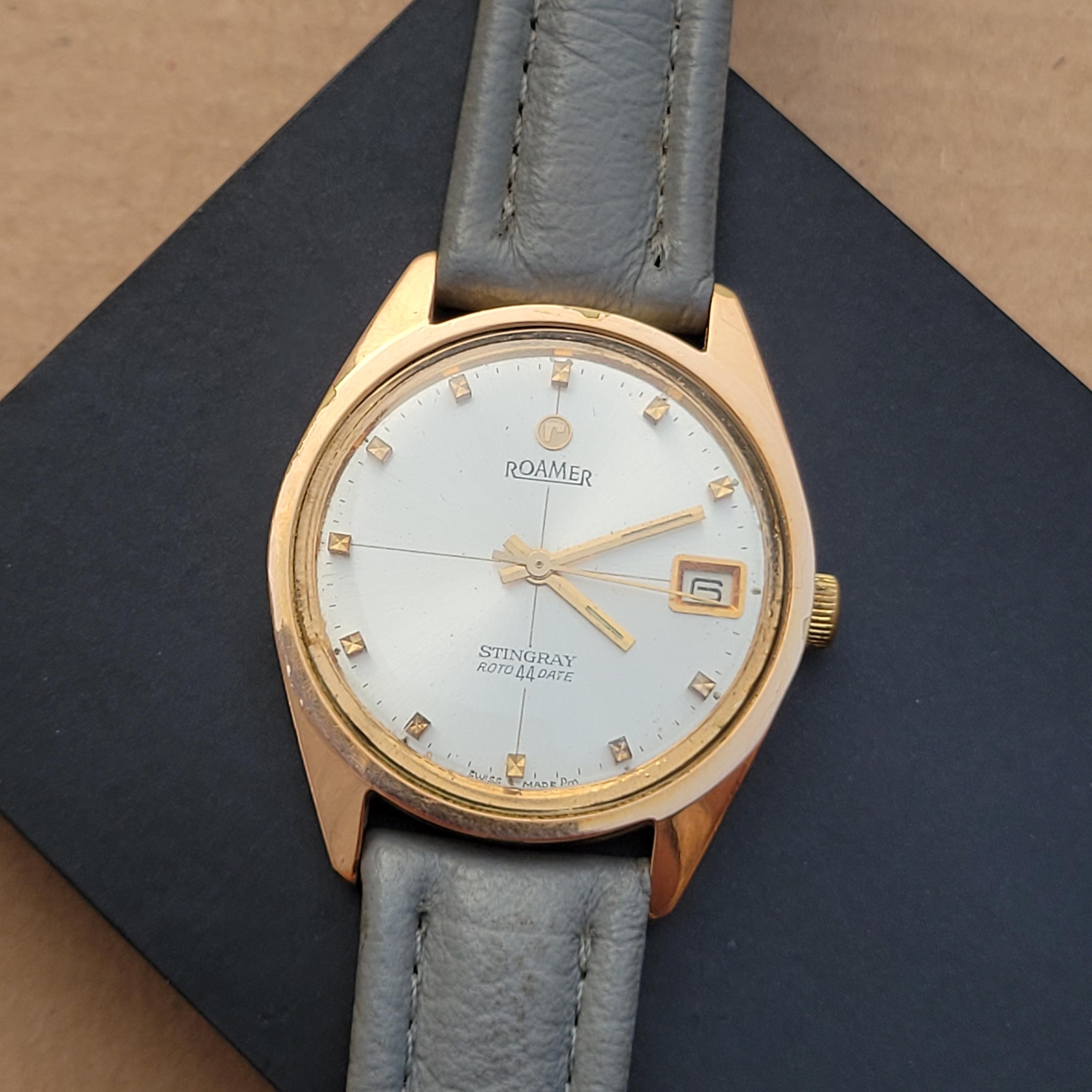 Vintage Roamer Stingray Roto 44 Watch: Swiss Made Self Winding - Etsy