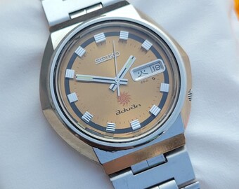 ヴィンテージ セイコー アドバン 自動巻き メンズ腕時計：ステンレス