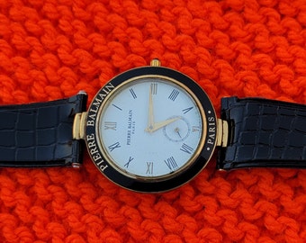 ヴィンテージ ピエール・バルマン スイス製 メンズ腕時計：ゴールド