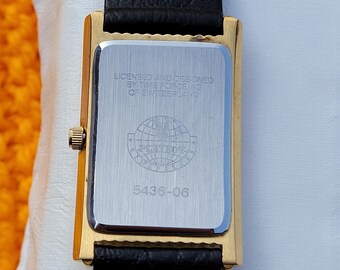 Vintage PLAYBOY Tank Watch, Gold Plated, Swiss Made - Etsy