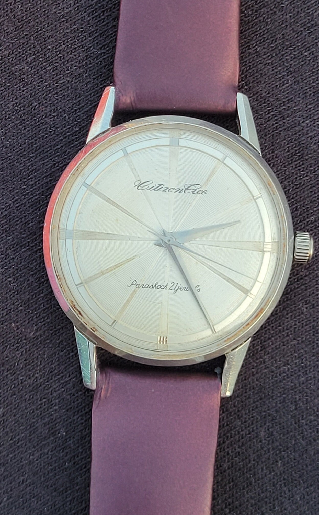 h*i様 Antique Citizen Ace Dial 21 Citizen Ace Vintage 21 Jewels Second Setting Manual Winding