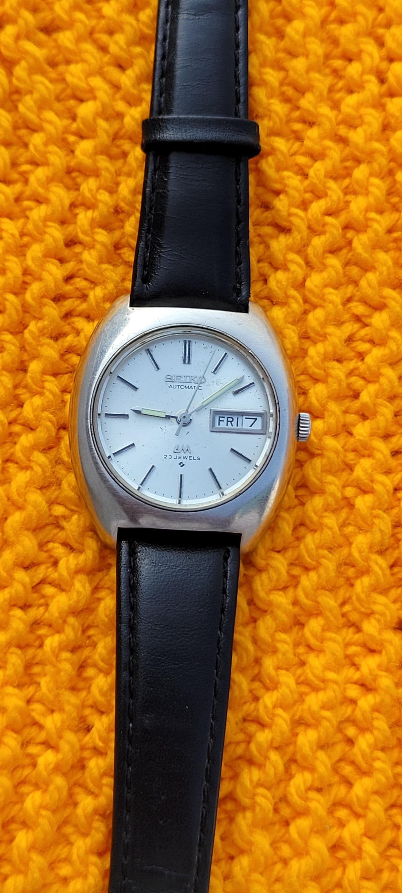 Vintage Seiko Lord Matic Automatic Watch: Stainless Steel 23