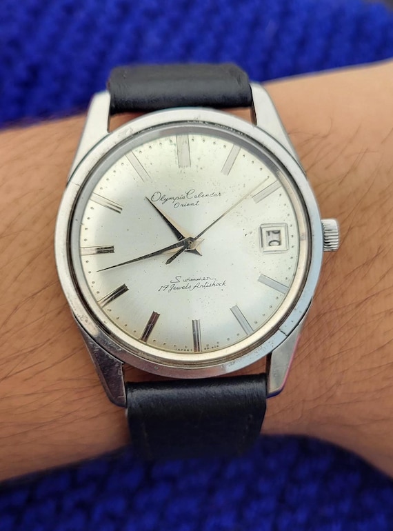 希少 60s Calendar Auto Orient Swimmer 腕時計 オリエント 1960年代製 カレンダー オート オリエント スイマー
