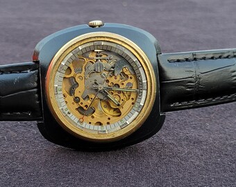 【専用】たけたけ様新品未使用/ORIAN Vintage/ガーメントダイ/ Citizen Vintage Watch : Men's Skeleton Wristwatch 70's