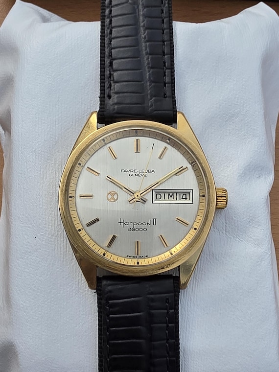 Vintage Favre Leuba Geneve Harpoon II 36000 Automatic… - Gem