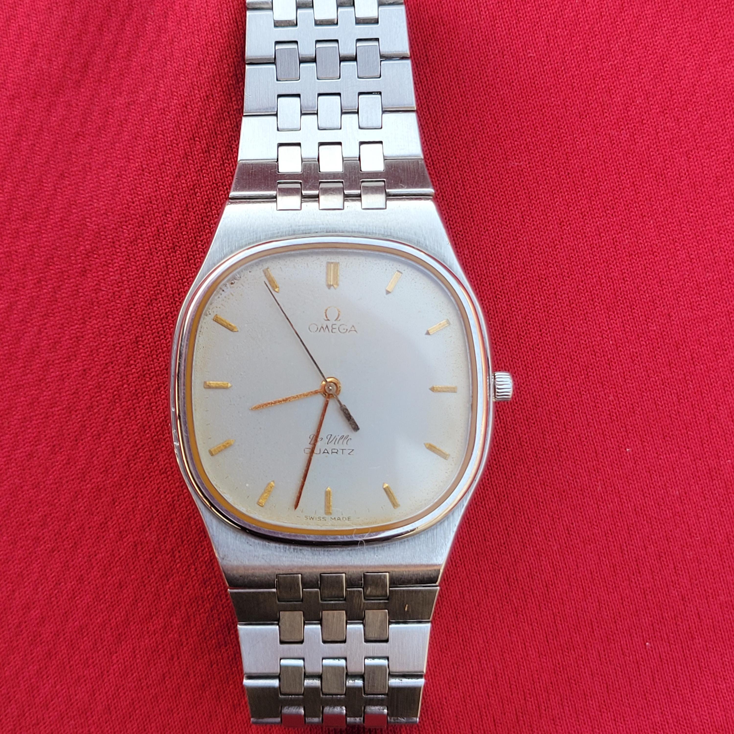 Vintage Omega Classic De Ville Quartz 395.0806 Cal 1336 Stainless