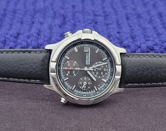 時計 SEIKO 7T27-6A50 QUARTZ CHRONOGRAPH SUWA SEIKO Chronograph 7T27-6A50 Quartz - Vintage 4 life