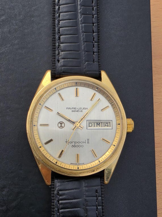 Vintage Favre Leuba Geneve Harpoon II 36000 Automatic… - Gem
