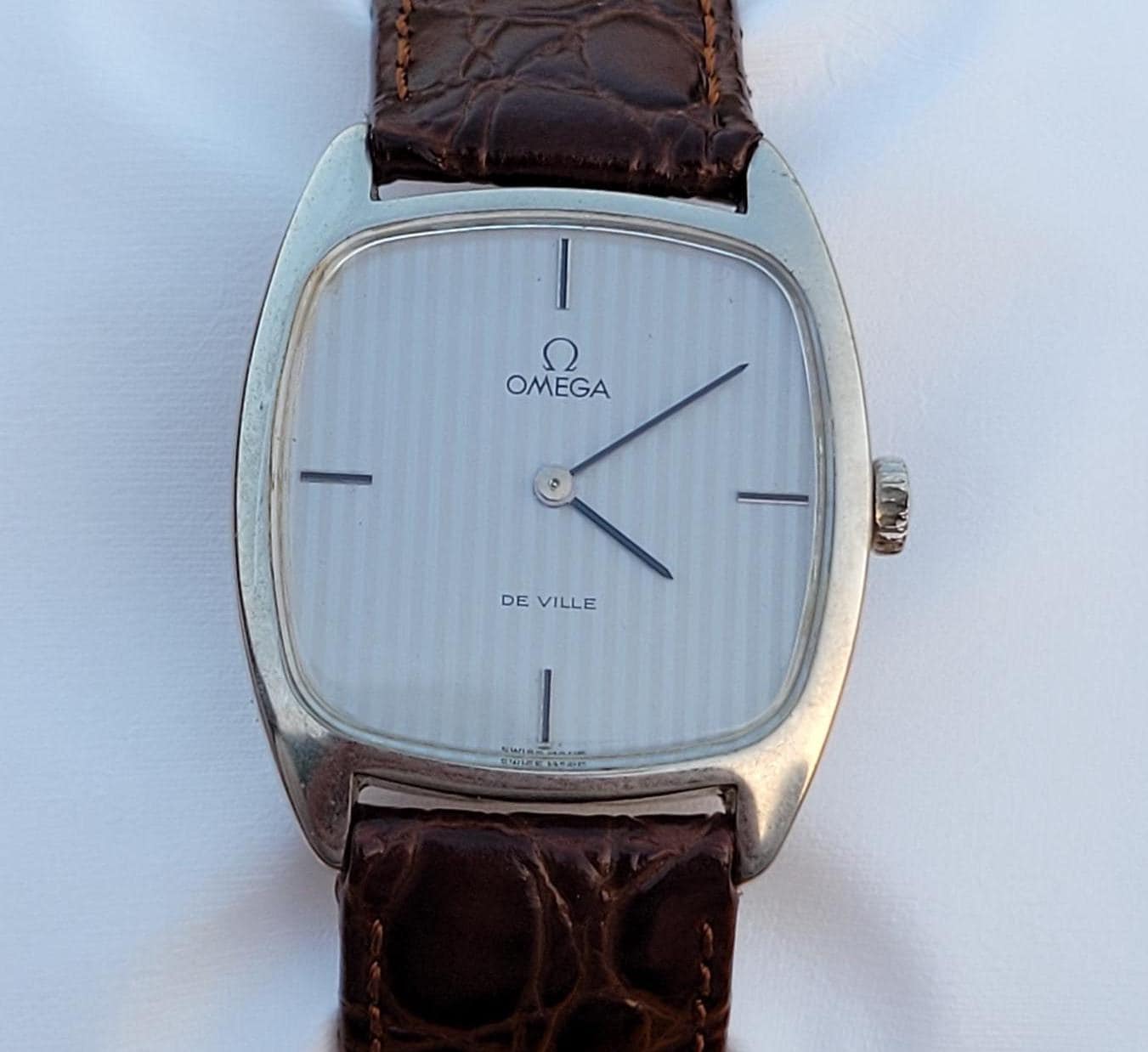 Vintage Omega De Ville Ellipse: 1970s Swiss Made Stainless Steel