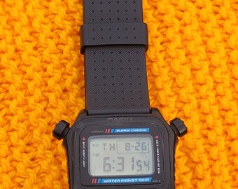 Vintage Digital Casio SW-200 Bullhead Shrek Style Module 874 Rare