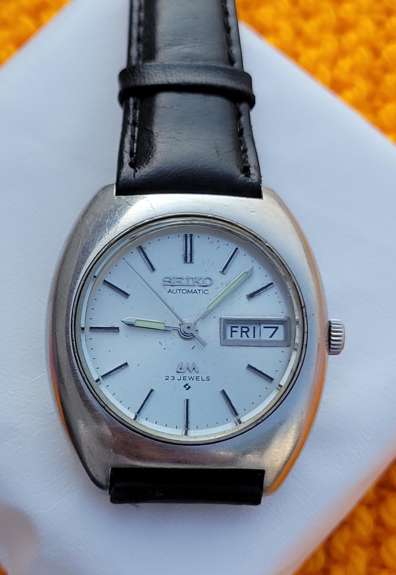 Vintage Seiko Lord Matic Automatic Watch: Stainless Steel 23