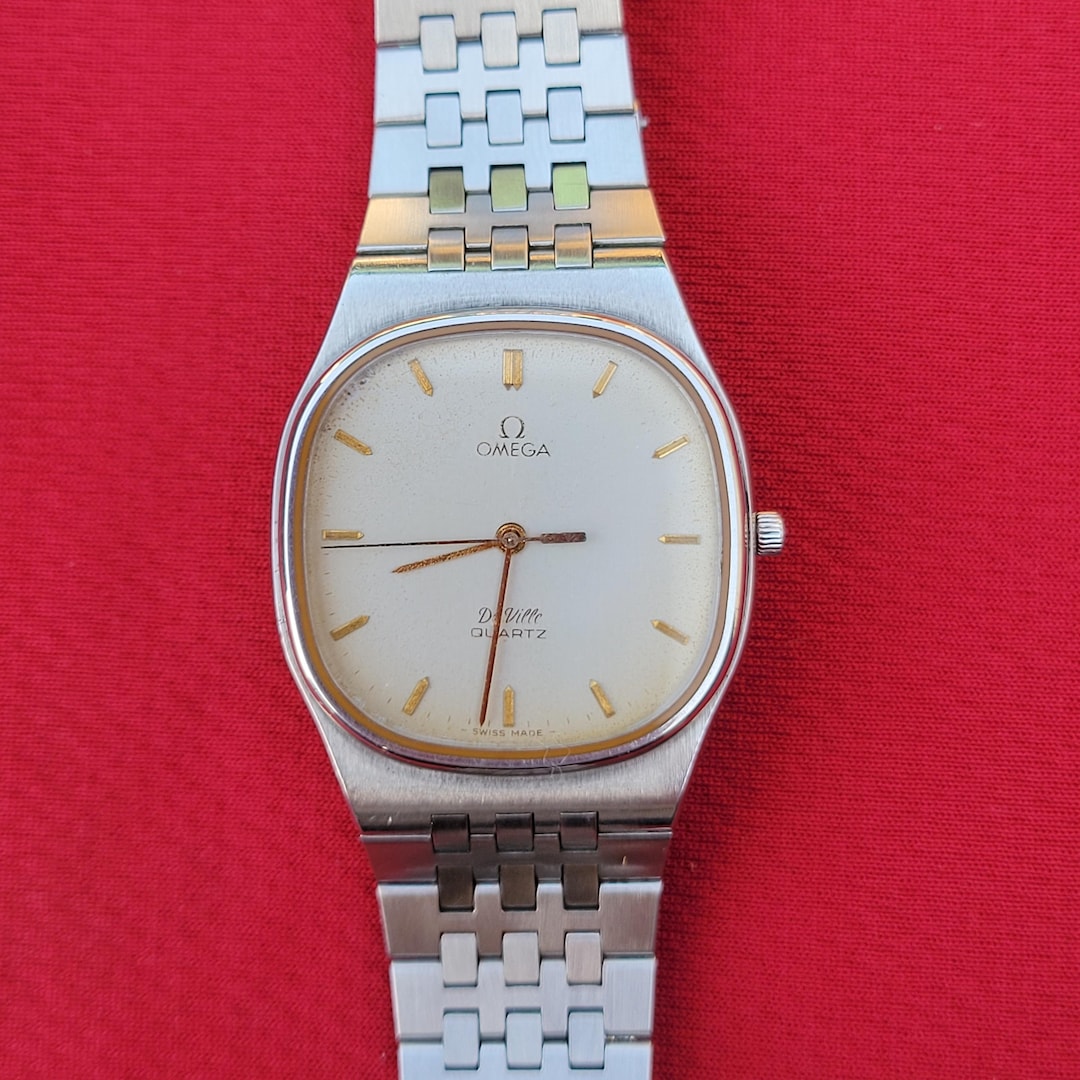 Vintage Omega Classic De Ville Quartz 395.0806 Cal 1336 Stainless