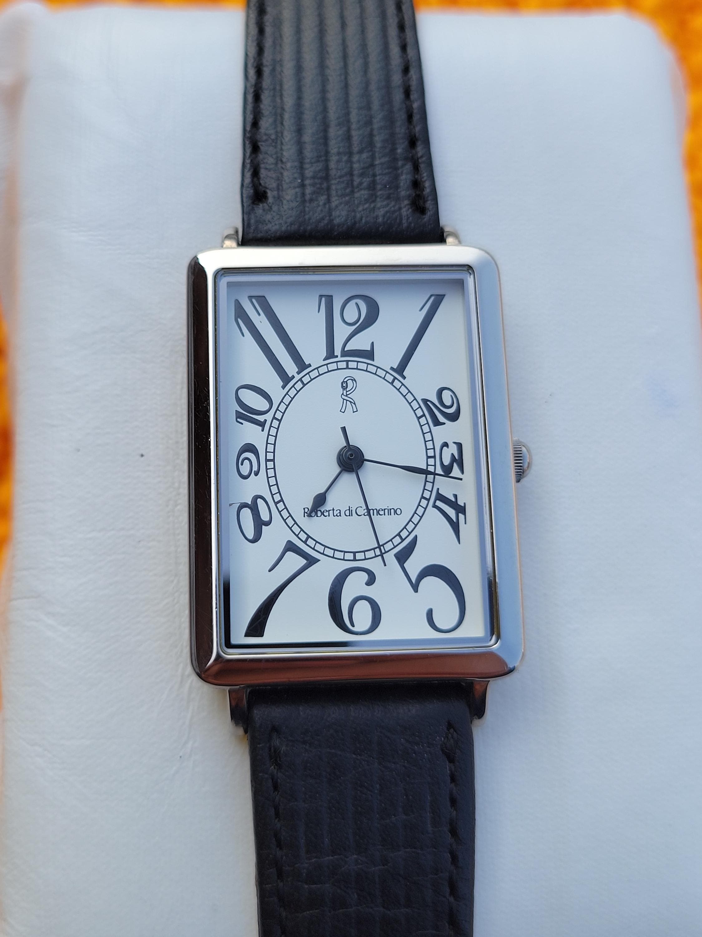 Vintage Roberta Di Camerino Stainless Steel Watch: Italian